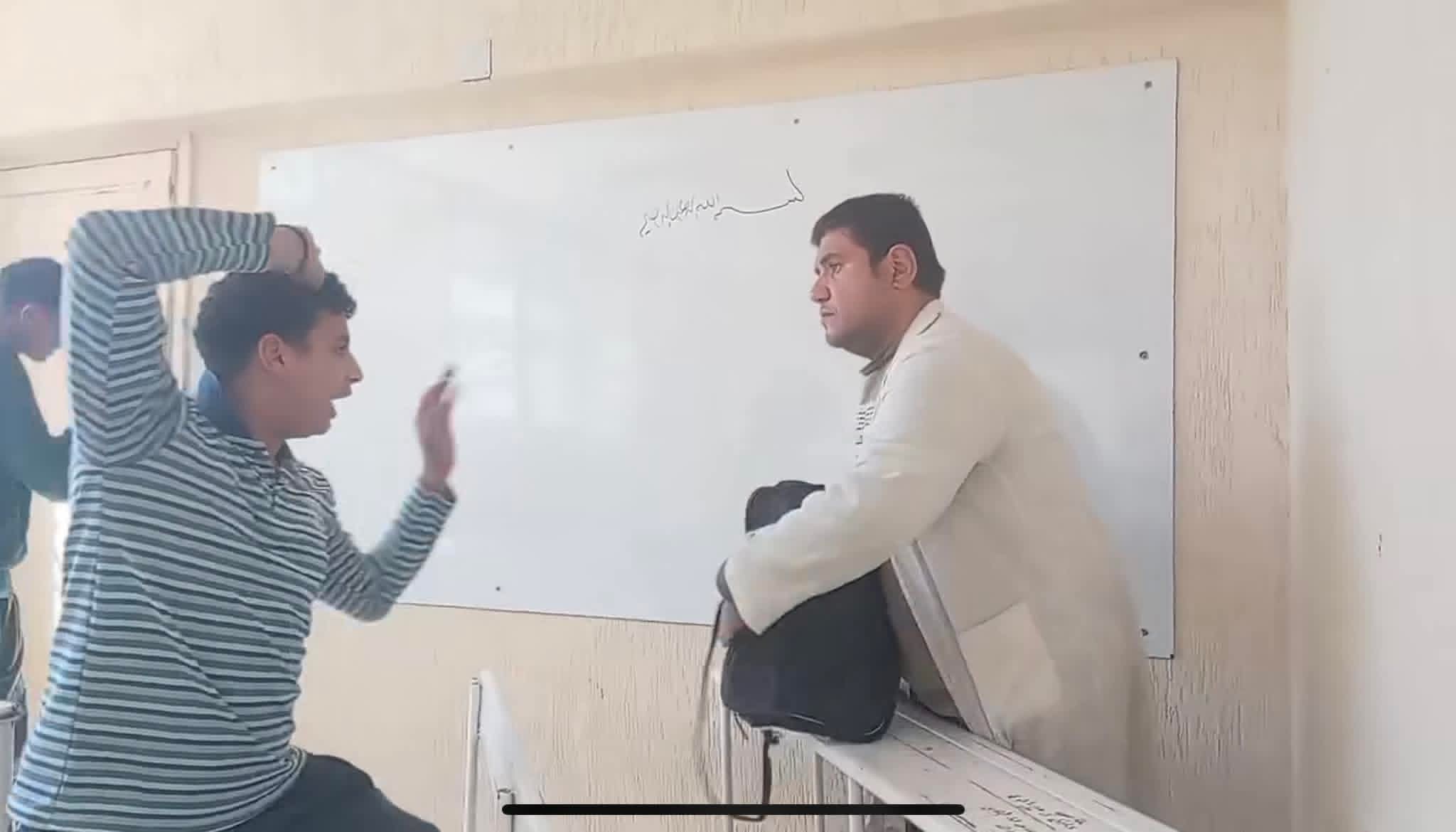 أول تعليق من التعليم على فيديو محاولة التعدي على معلم داخل مدرسة فندقية