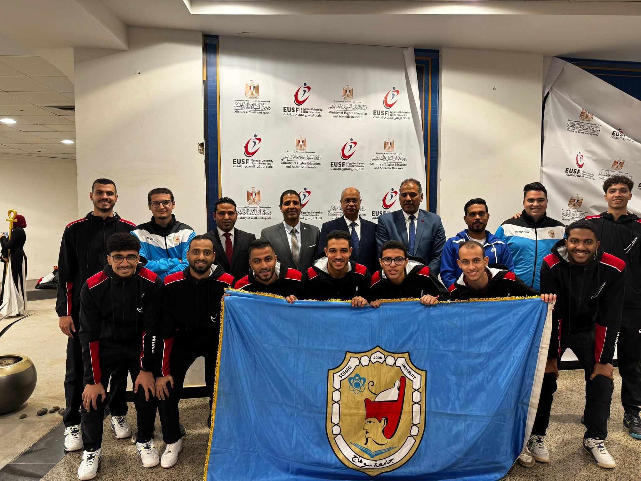 بحضور وزيري التعليم والشباب.. أبطال جامعة سوهاج يشاركون دورة الشهيد الرفاعي بنسختها الـ53 