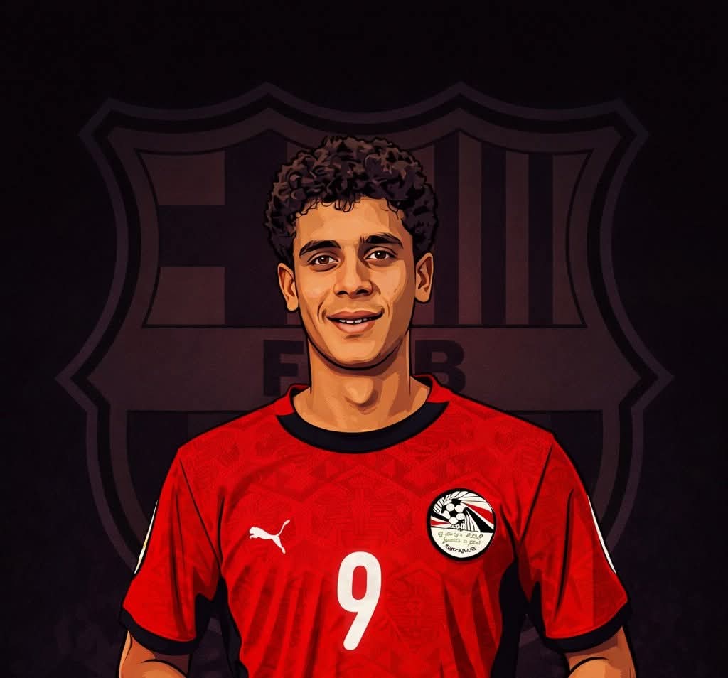 حمزة عبدالكريم لاعب الأهلي قد يكون أول مصري يلعب لبرشلونة