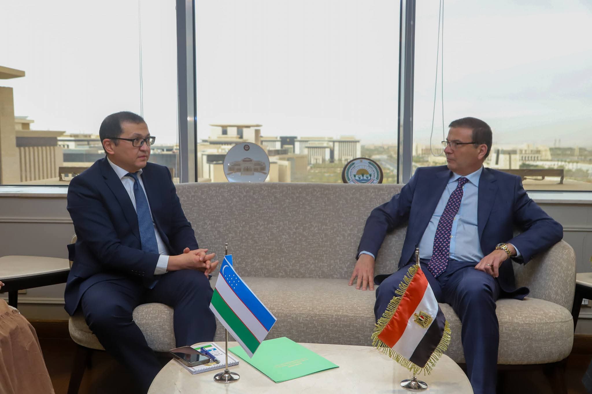 وزير الزراعة يستقبل سفير أوزبكستان بالقاهرة لبحث تعزيز التعاون الزراعي المشترك