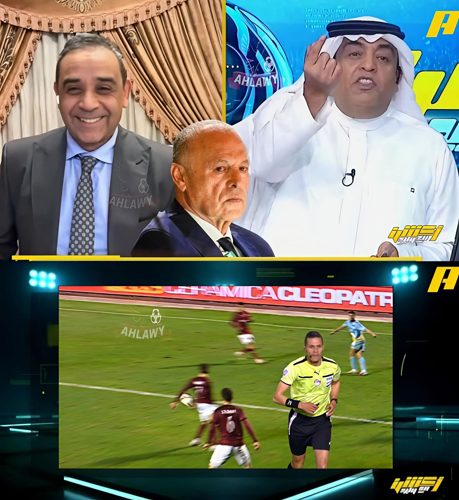 وليد الفراج يفتح النار على حكم لقاء الأهلي و سيراميكا 